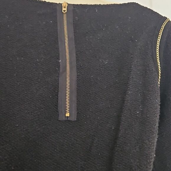 Limited Collection Women's Long Sleeves Sweater Size 8 Black & Gold - Picture 5 of 16